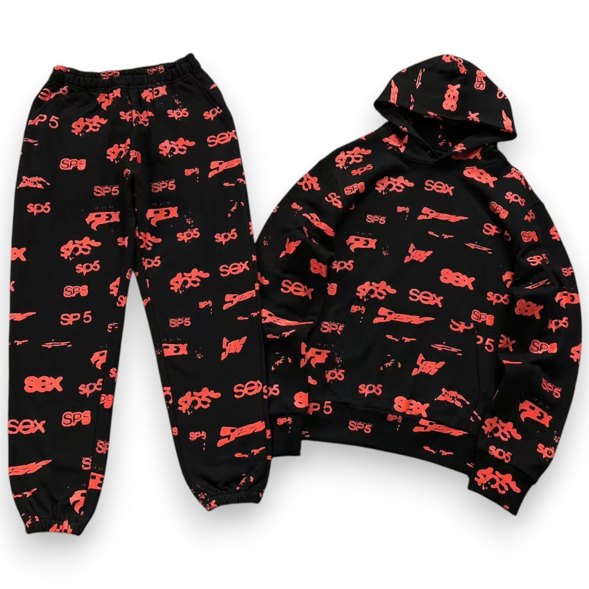 SP5DER SEX AOP 'Black'