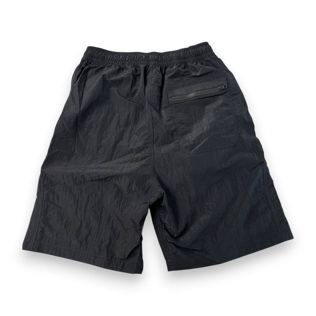 STONE ISLAND BLACK ELASTIC NYLON SHORTS