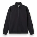 STONE ISLAND REGULAR FIT HALF-ZIP SWEATSHIRT 'Black'