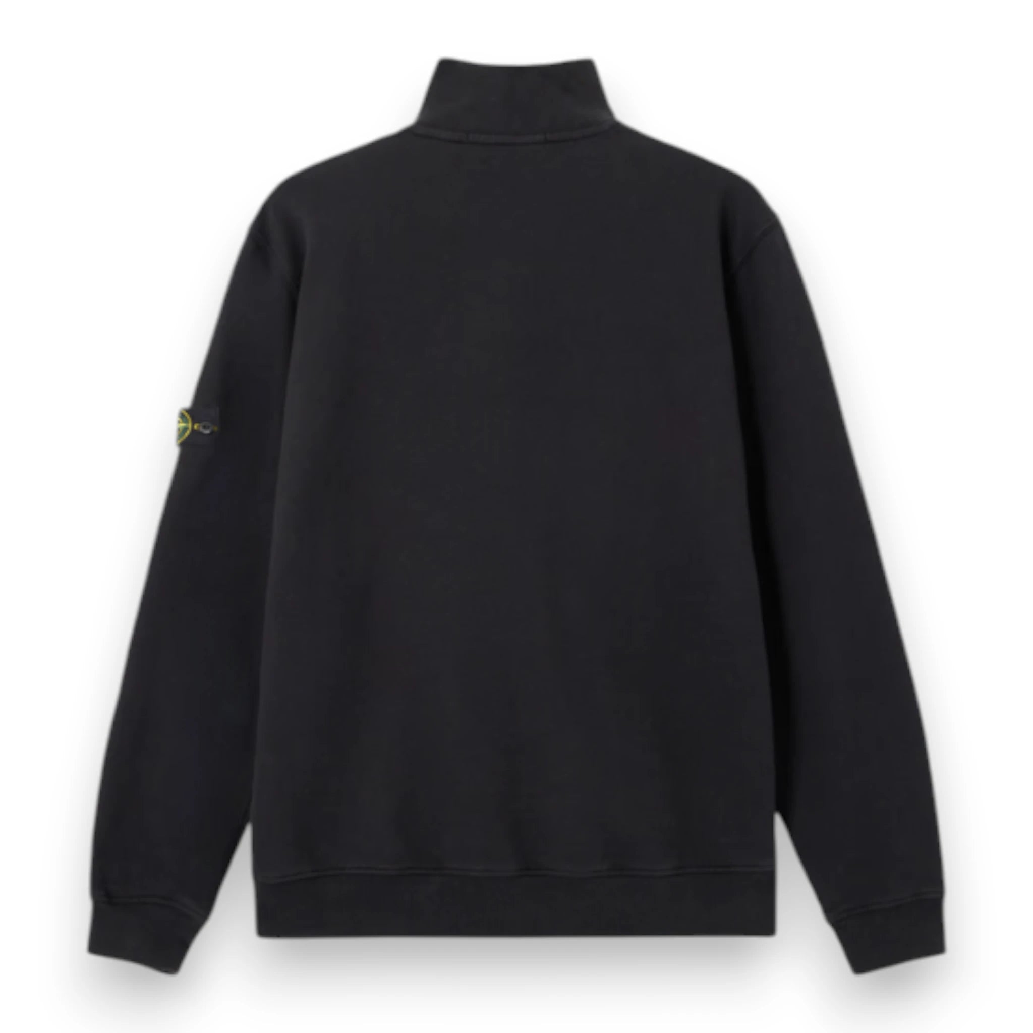 STONE ISLAND REGULAR FIT HALF-ZIP SWEATSHIRT 'Black'