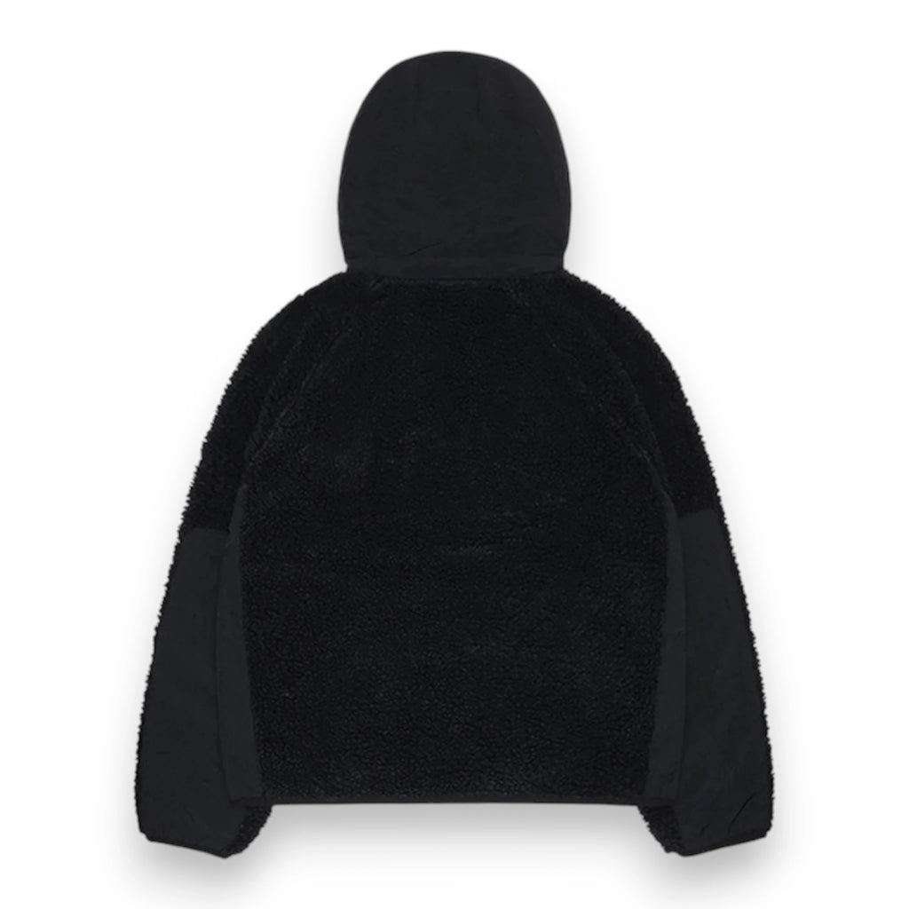 STUSSY SHERPA PANELED HOODED JACKET