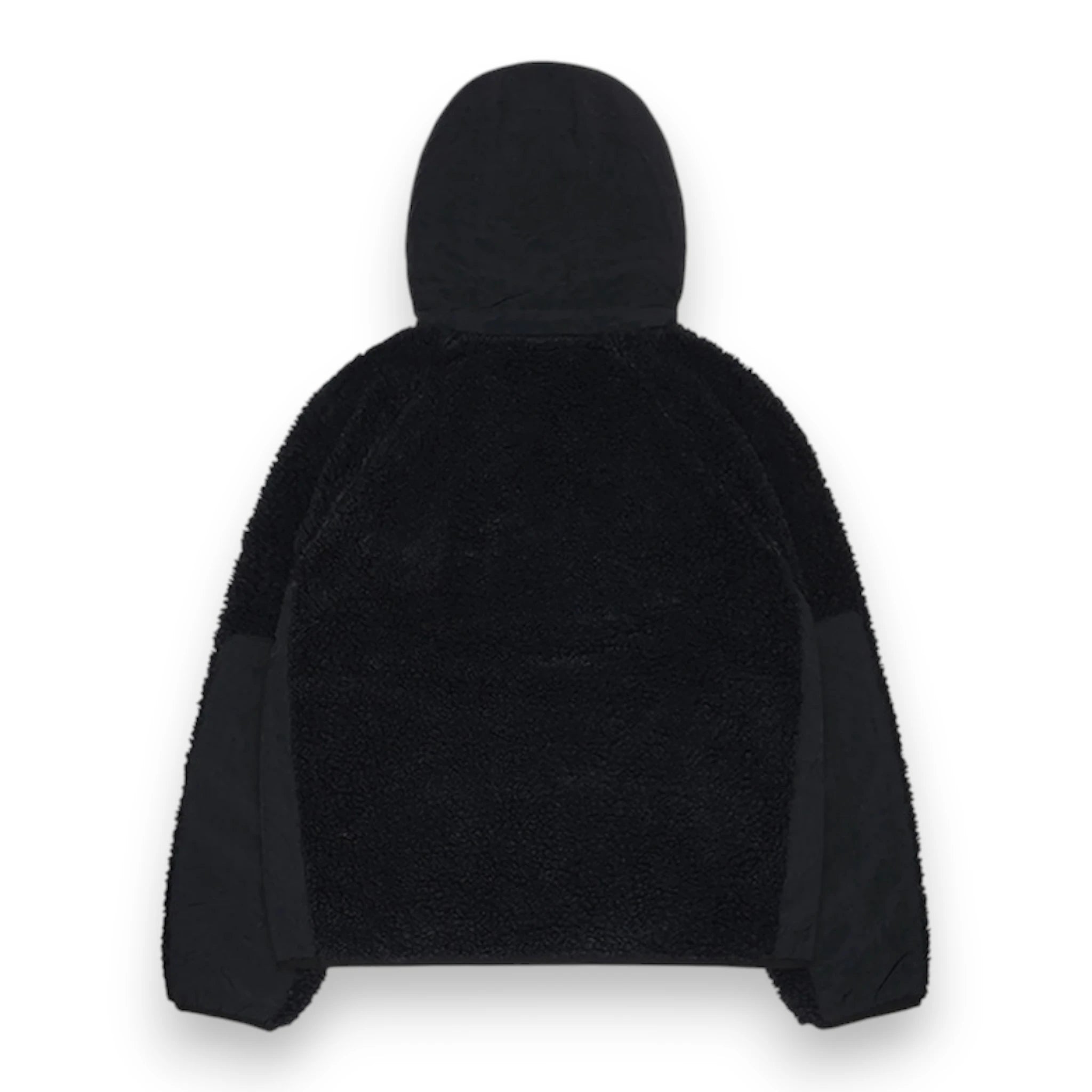 STUSSY SHERPA PANELED HOODED JACKET