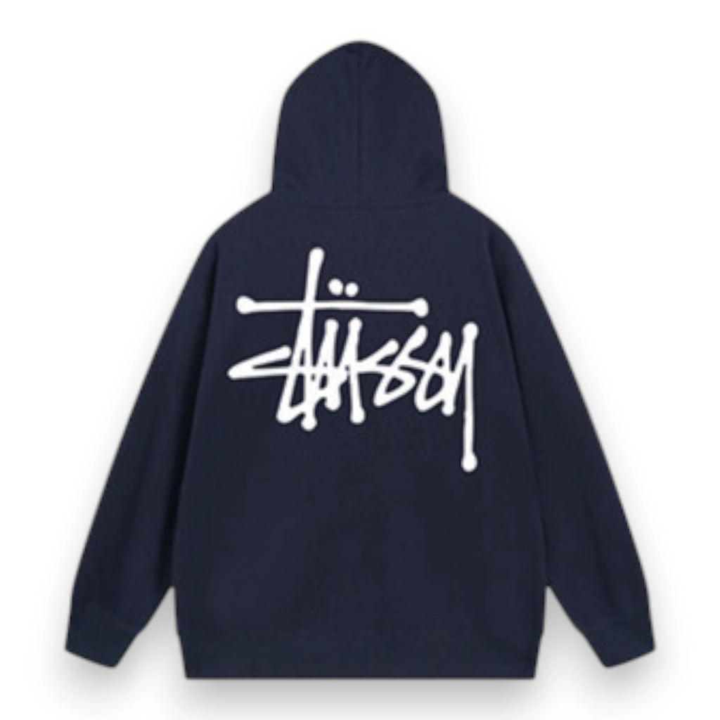 BASIC STUSSY ZIP HOODIE