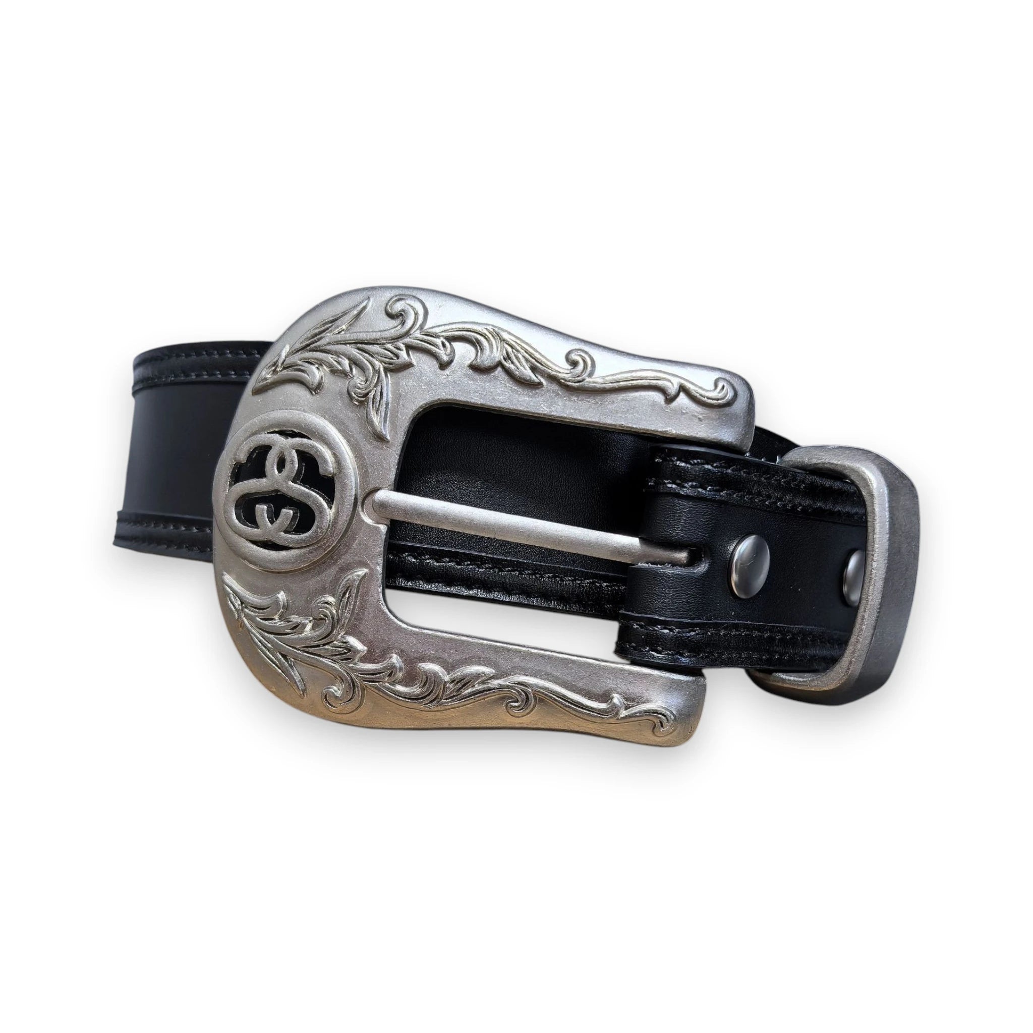 STUSSY SS-LINK COWBOY BELT 'Black'