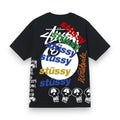STUSSY TEST STRIKE PIGMENT DYED TEE 'Black'