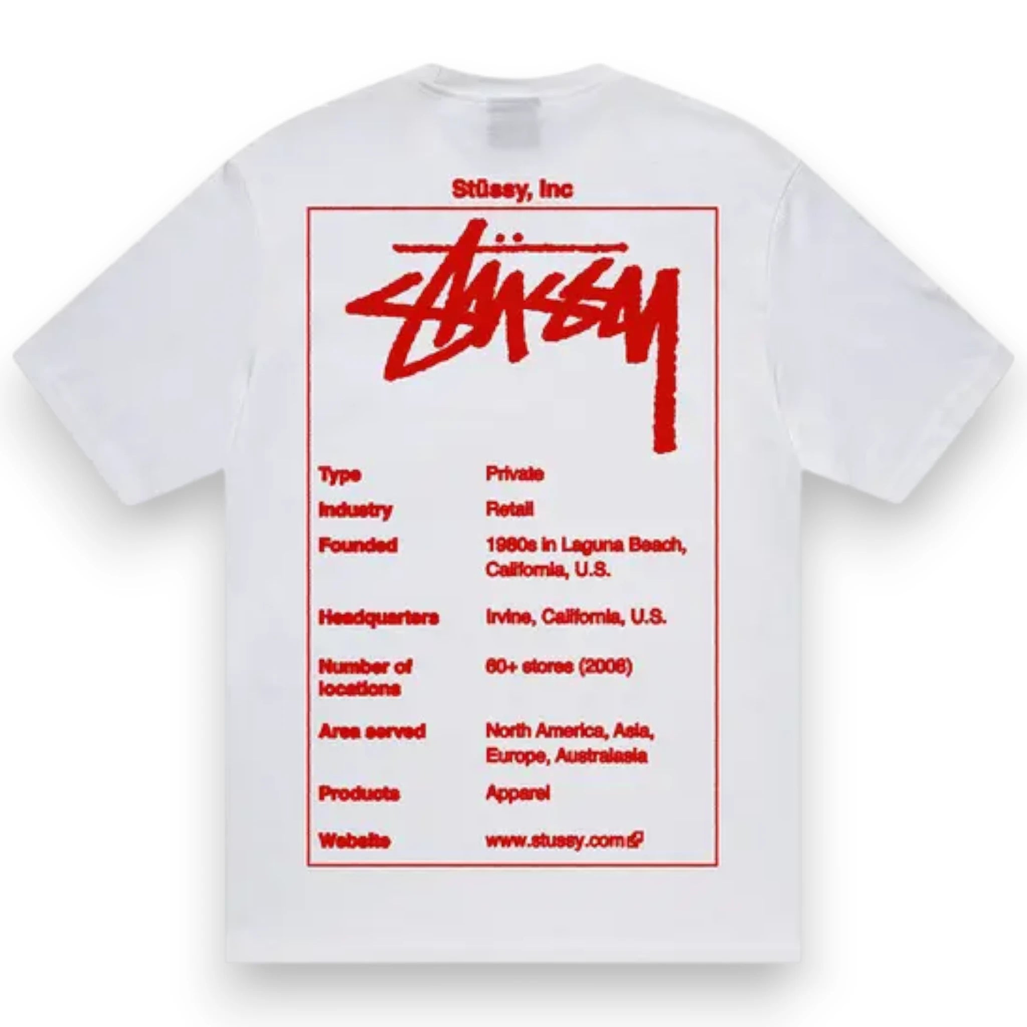STUSSY WIKI TEE