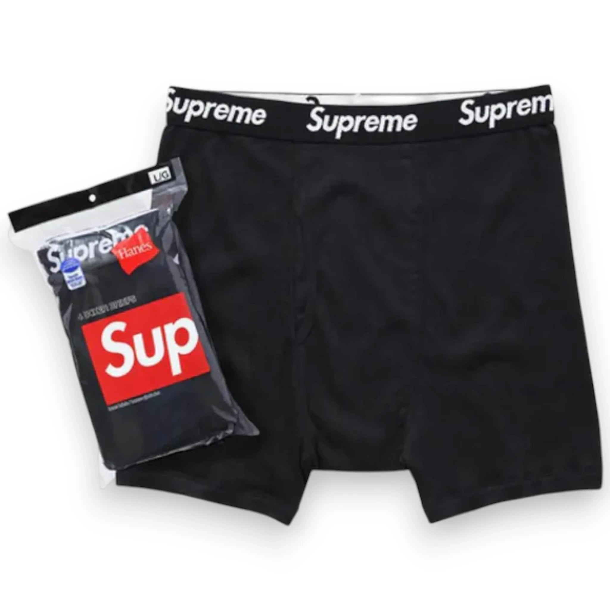 SUPREME HANES BOXER BRIEFS (4 PACK)