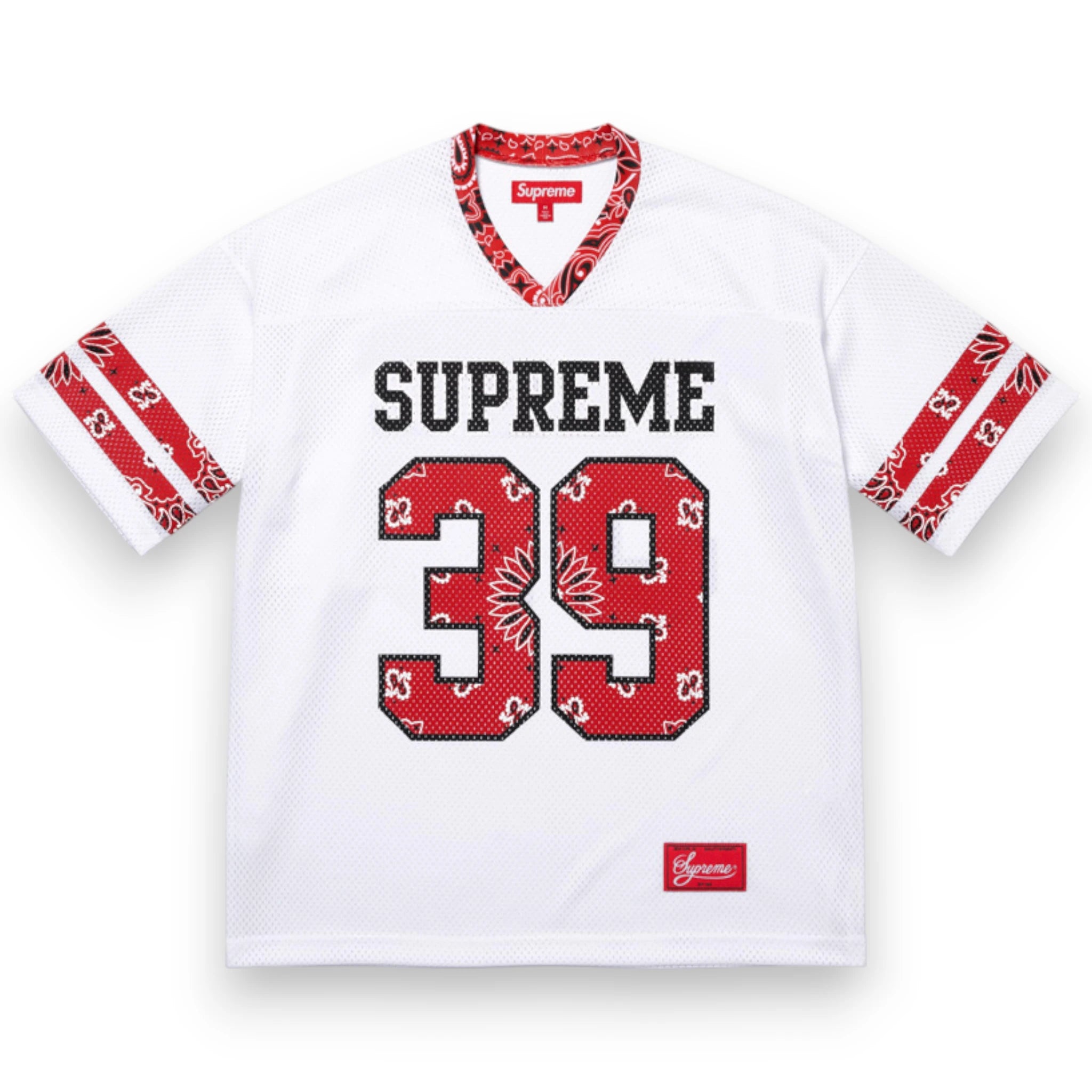 SUPREME BANDANA FOOTBALL JERSEY