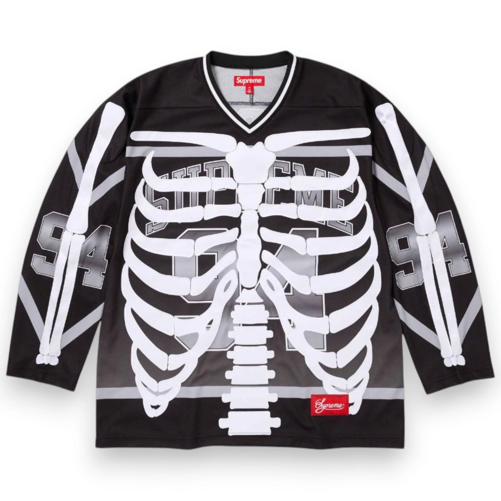 SUPREME BONES HOCKEY JERSEY 'Black'