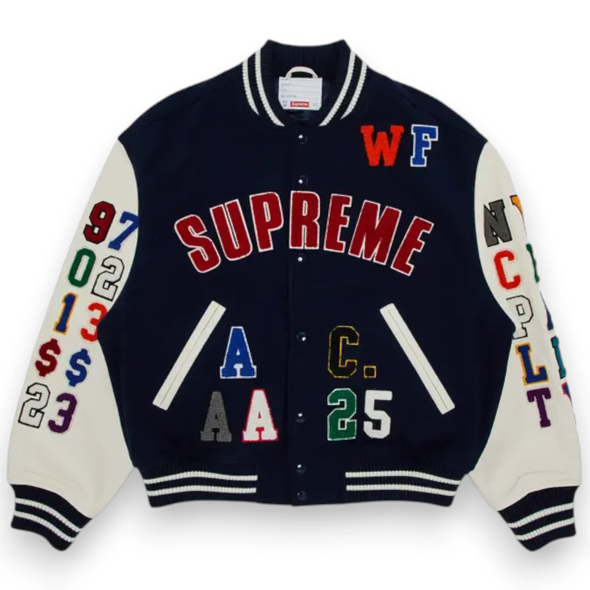 SUPREME PRAISES VARSITY JACKET
