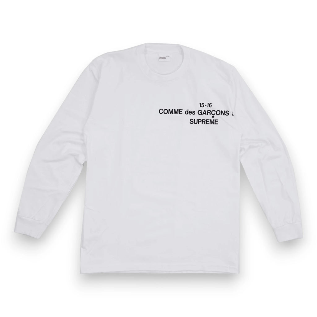 SUPREME x COMME DES GARCONS LONG SLEEVE TEE