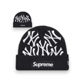 SUPREME x NEW ERA x NEW YORK YANKEES BOX LOGO BEANIE 'Black'