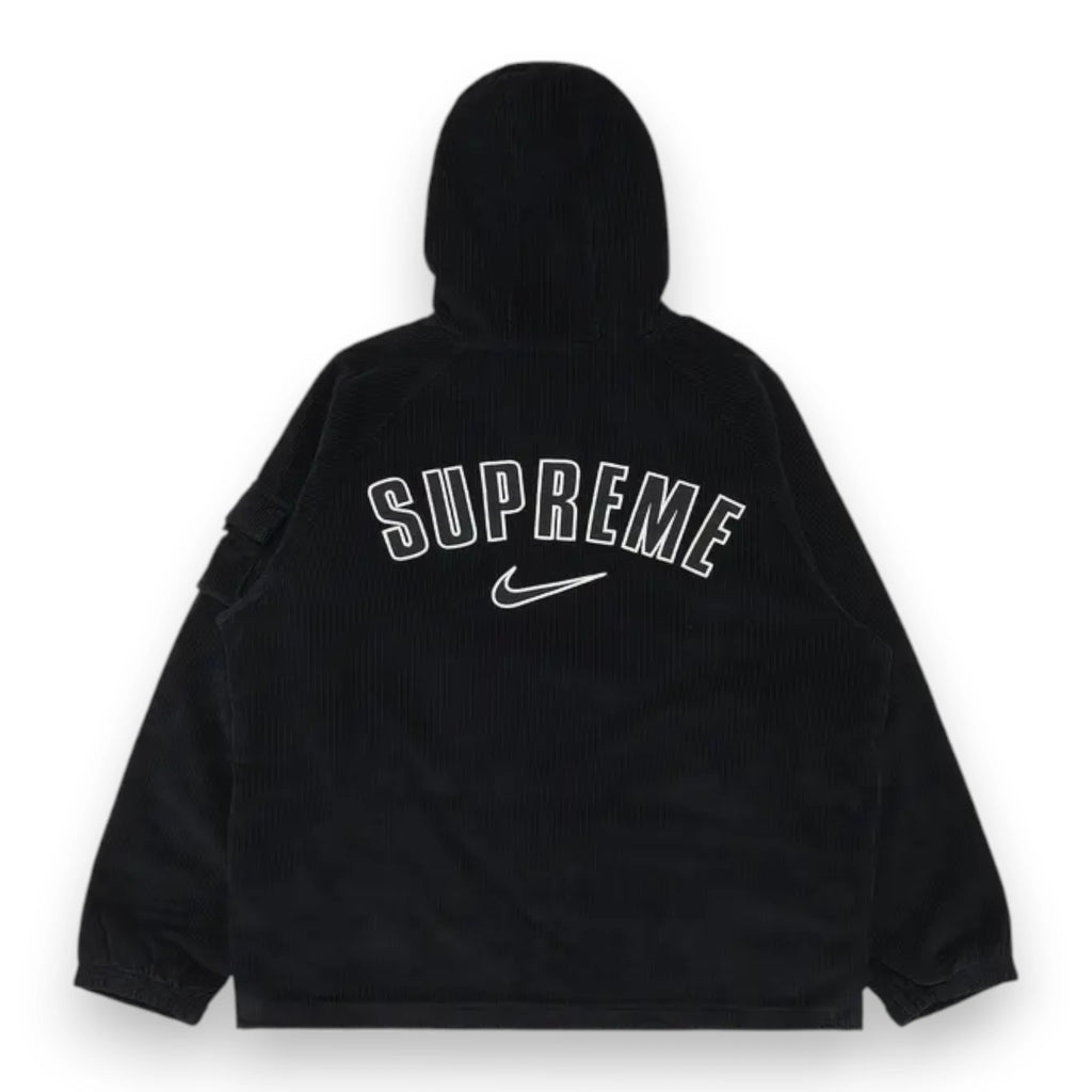 SUPREME x NIKE ARC CORDUROY HOODED JACKET 'Black'