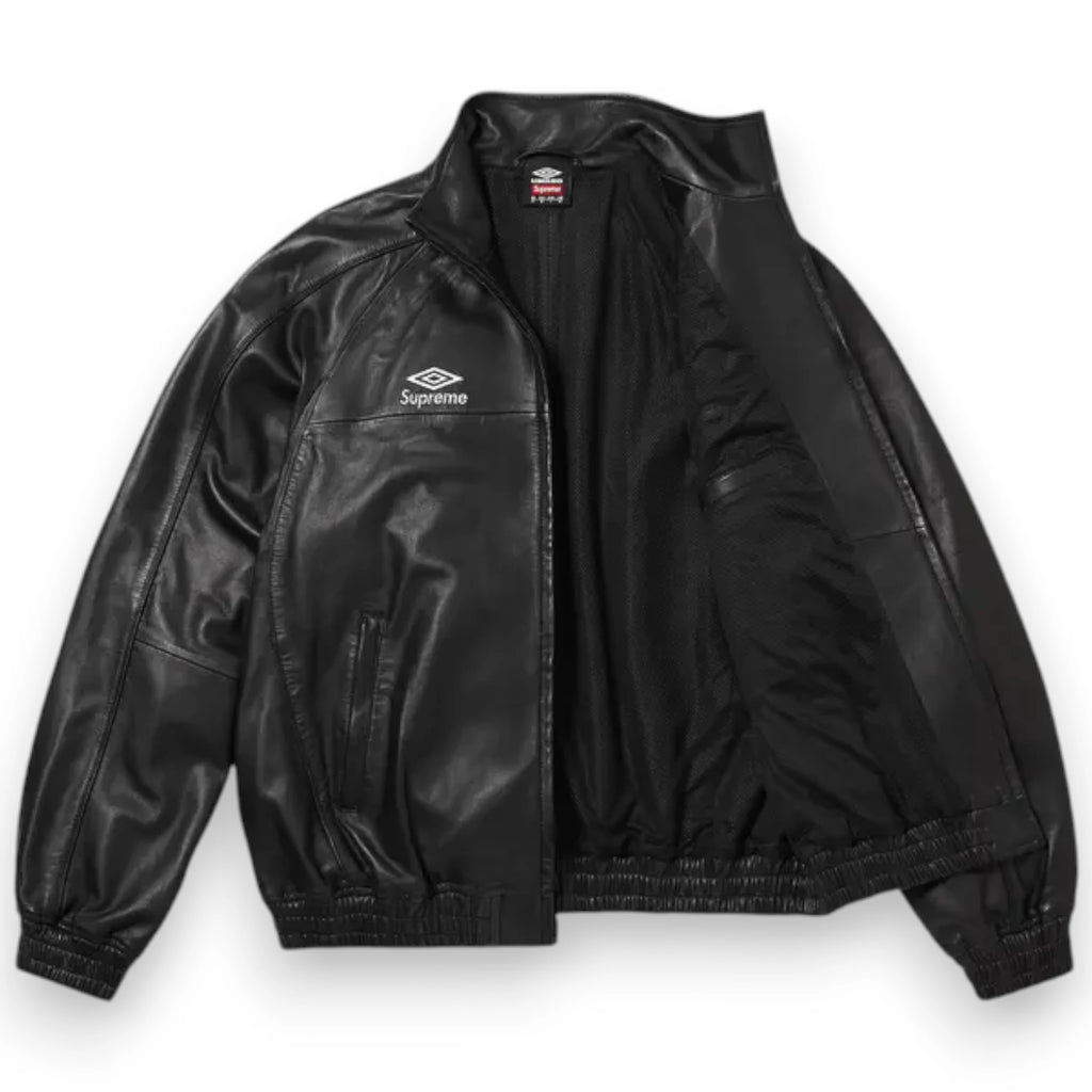 SUPREME x UMBRO LEATHER TRACK JACKET