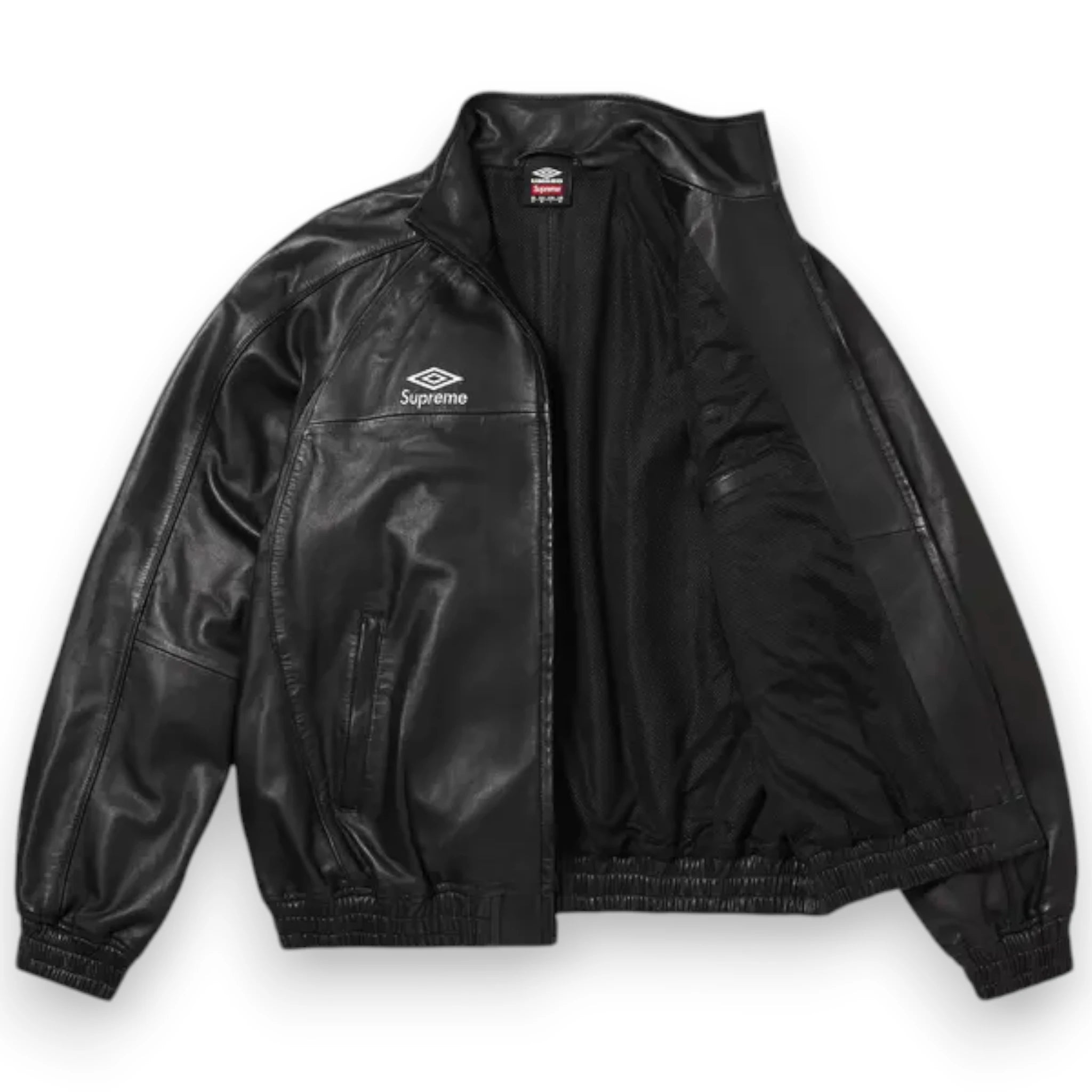 SUPREME x UMBRO LEATHER TRACK JACKET