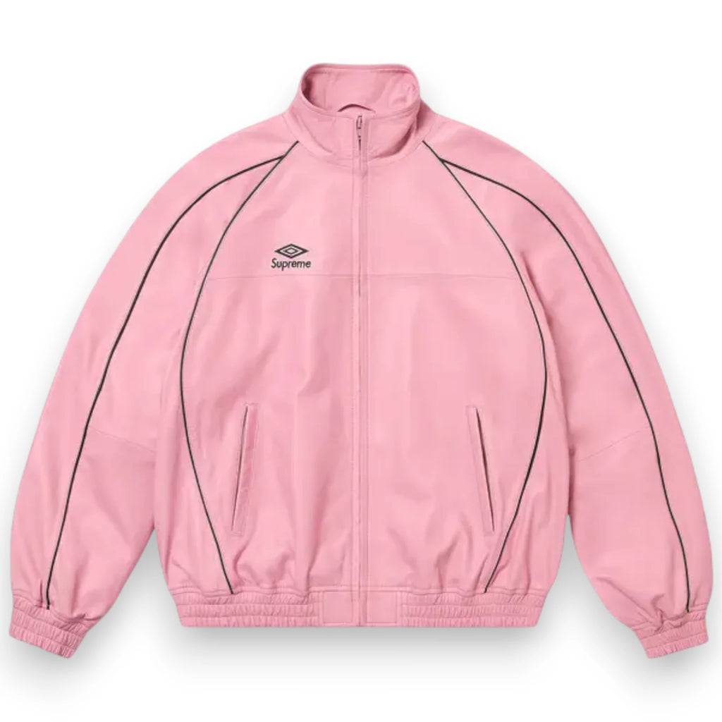 SUPREME x UMBRO LEATHER TRACK JACKET
