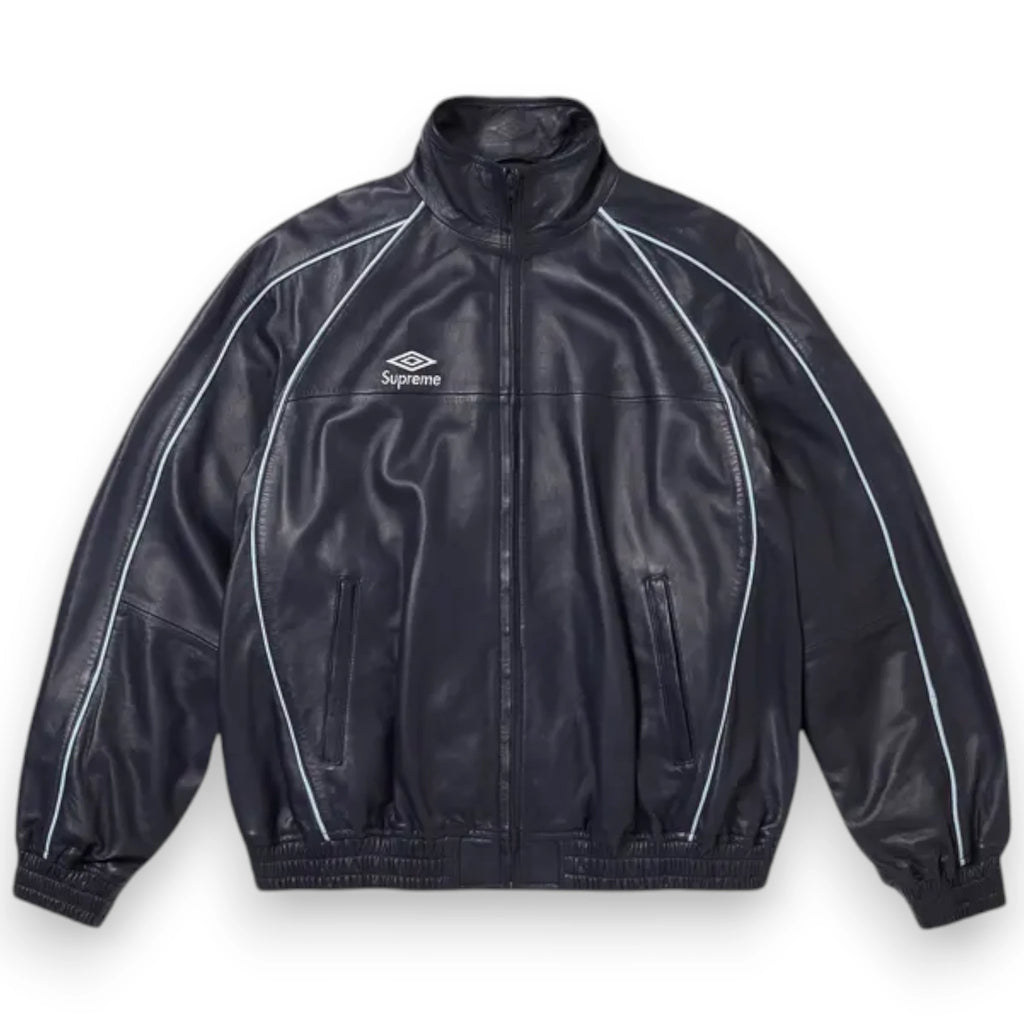 SUPREME x UMBRO LEATHER TRACK JACKET