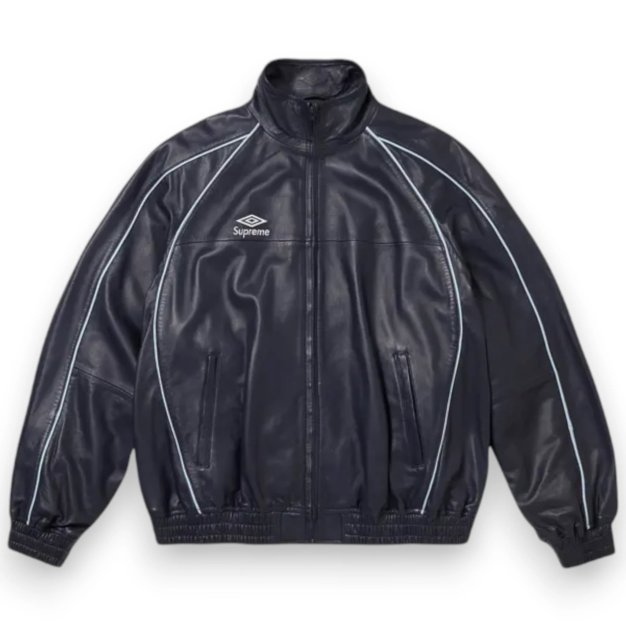 SUPREME x UMBRO LEATHER TRACK JACKET