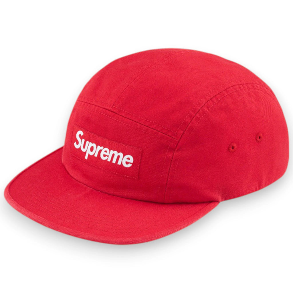 SUPREME WASHED CHINO TWILL CAMP CAP