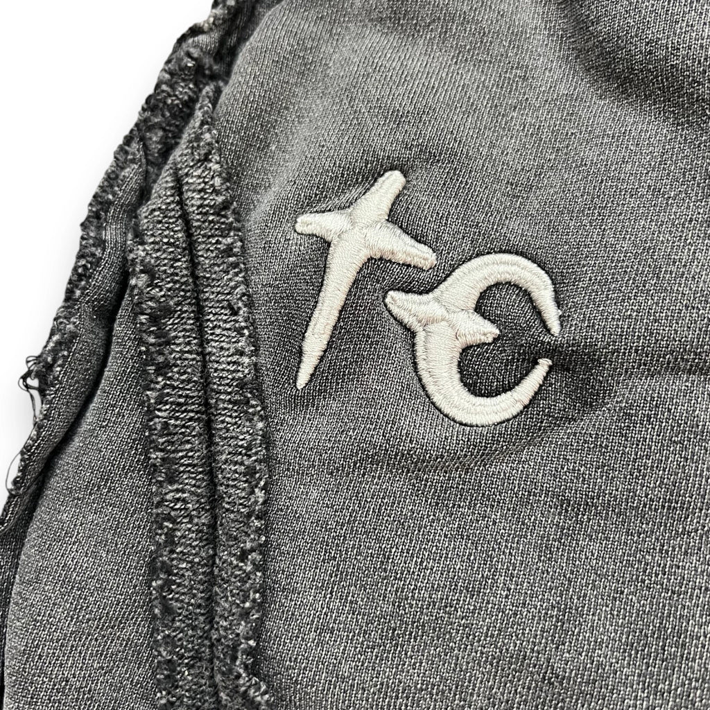 THUG CLUB DISTRESSED SWEATSHORTS