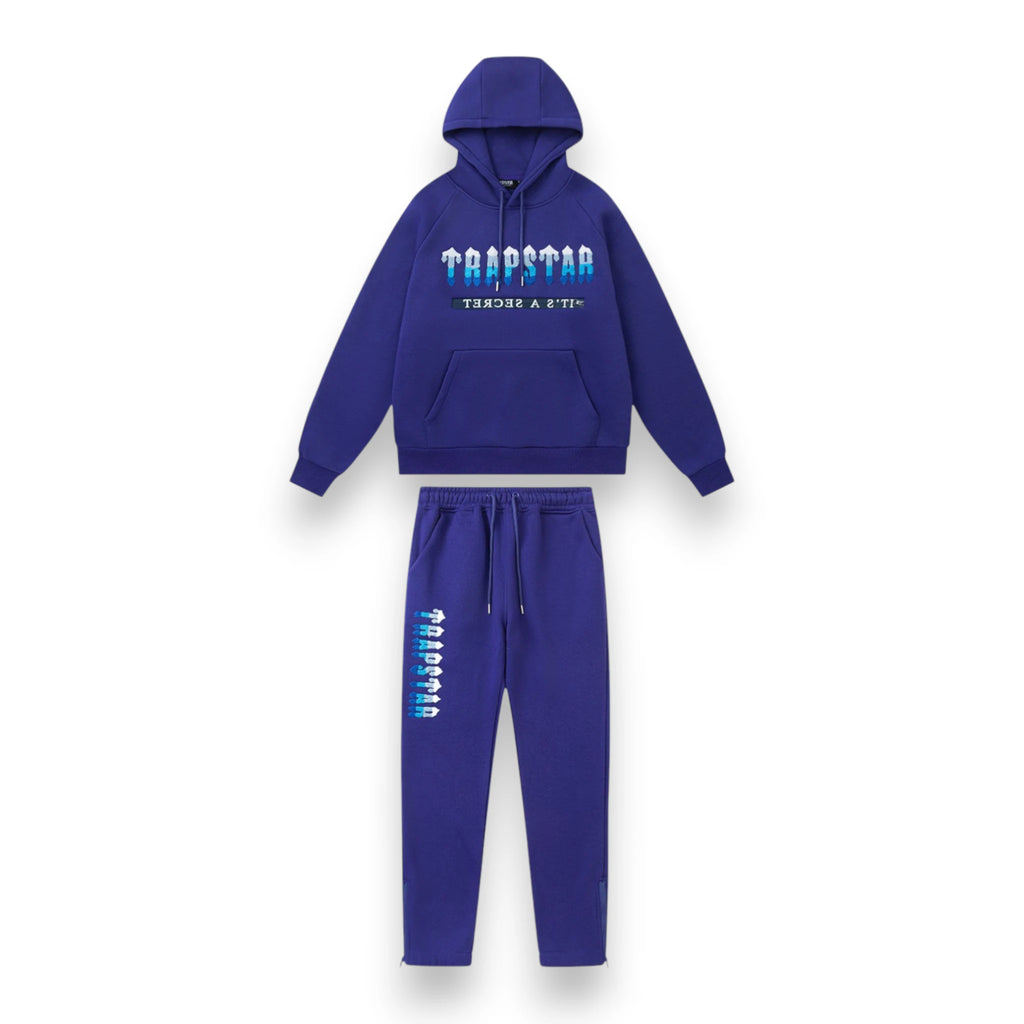 TRAPSTAR CHENILLE DECODED 2.0 TRACKSUIT 'Medieval Blue'