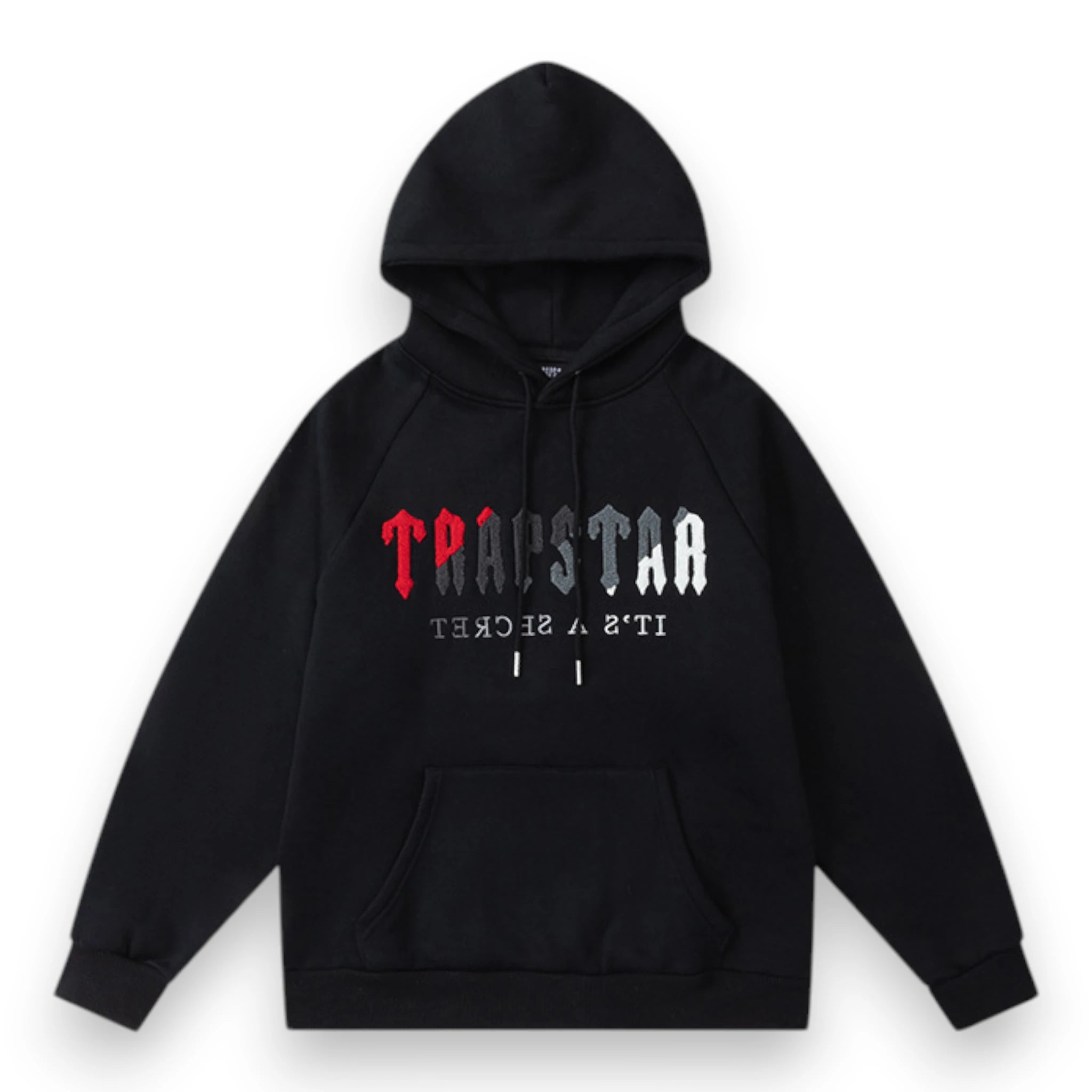 TRAPSTAR CHENILLE DECODED TRACKSUIT 'Black/Red'