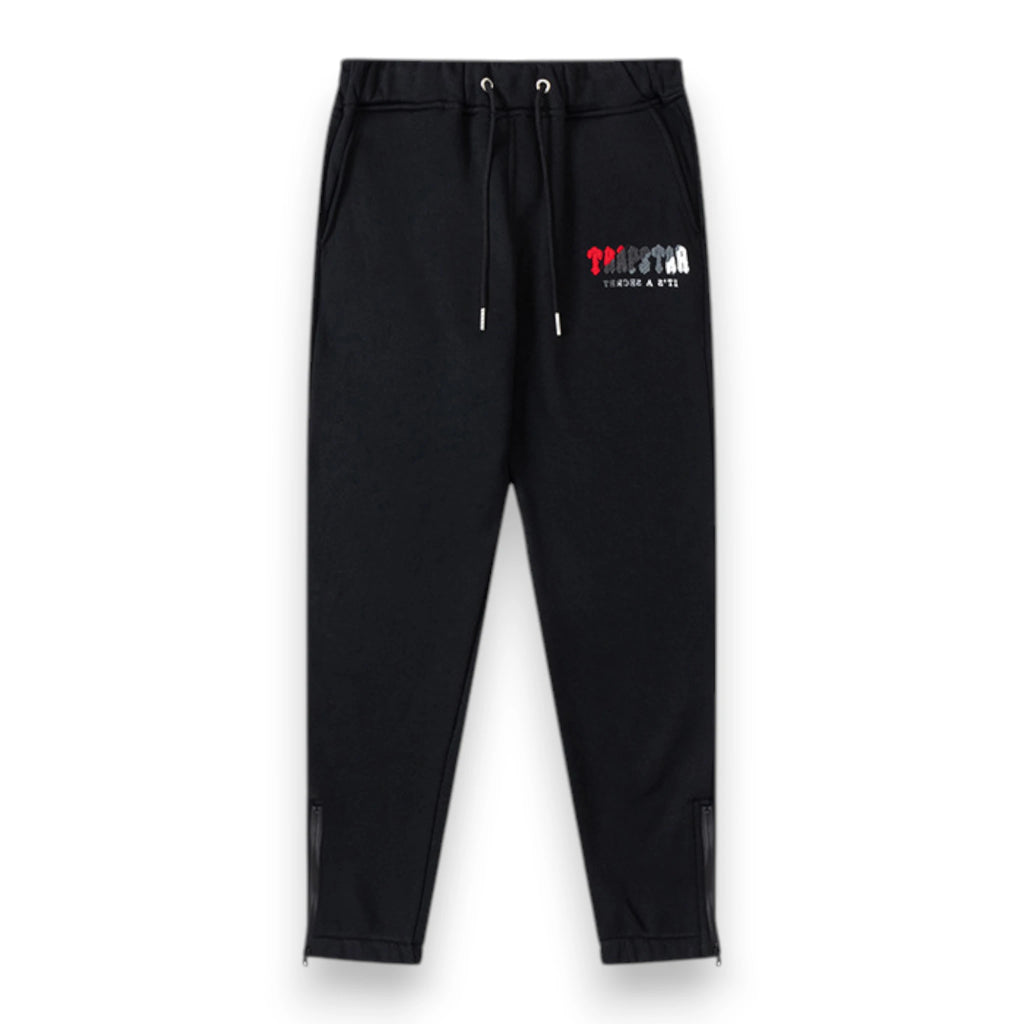 TRAPSTAR CHENILLE DECODED TRACKSUIT 'Black/Red'