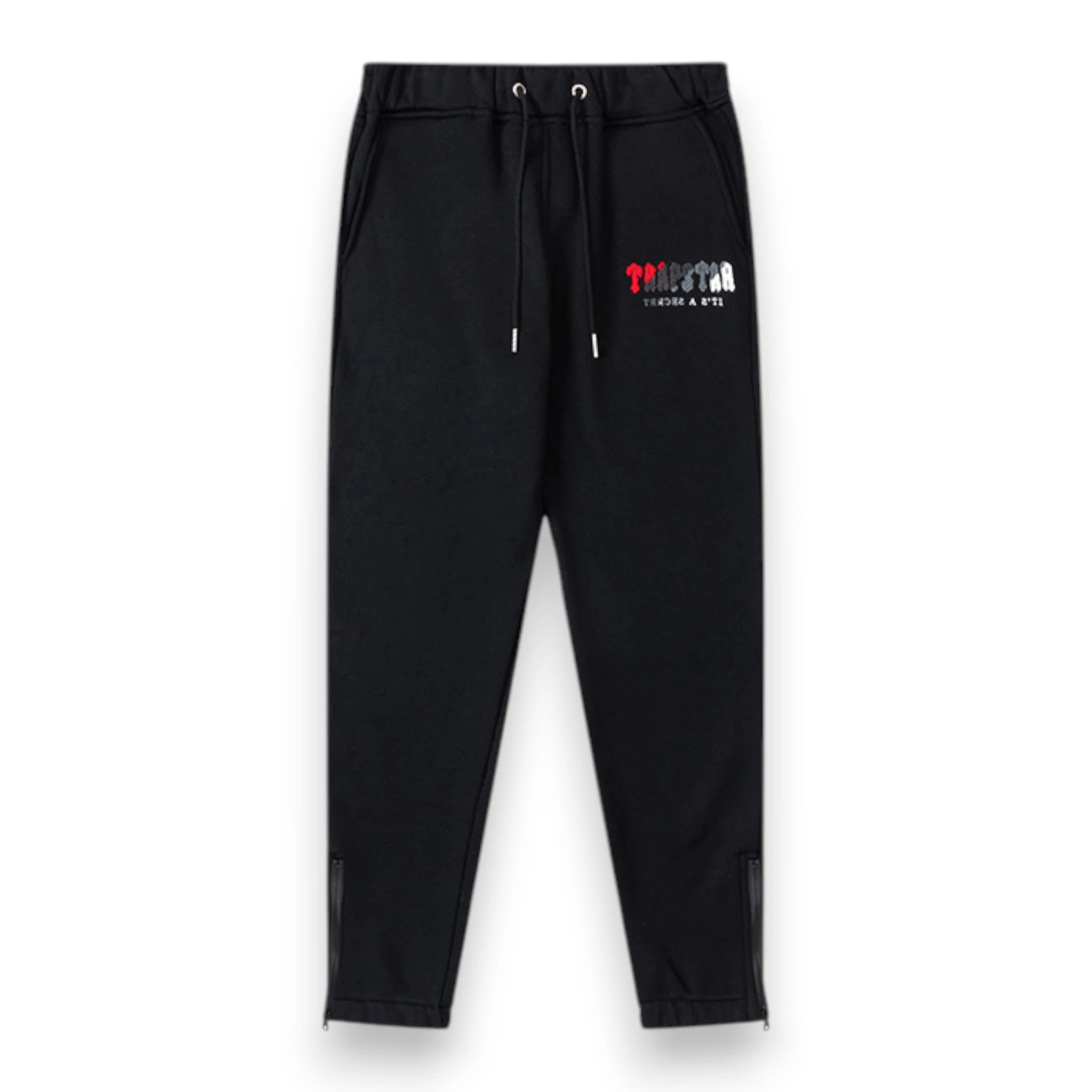 TRAPSTAR CHENILLE DECODED TRACKSUIT 'Black/Red'