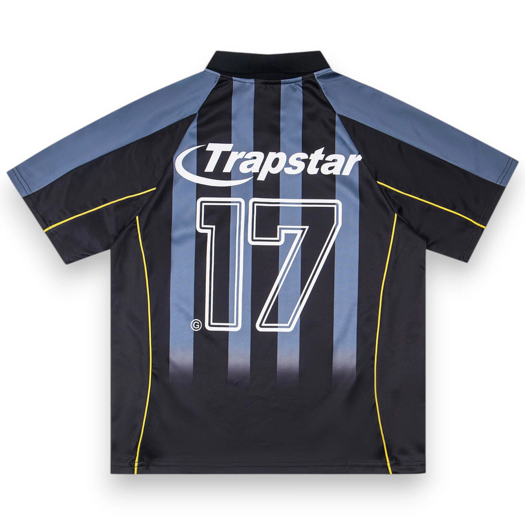 HYPERDRIVE STRIPED FOOTBALL JERSEY 'Black'