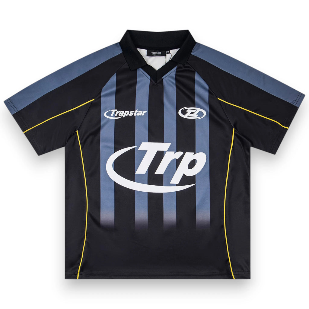 HYPERDRIVE STRIPED FOOTBALL JERSEY 'Black'