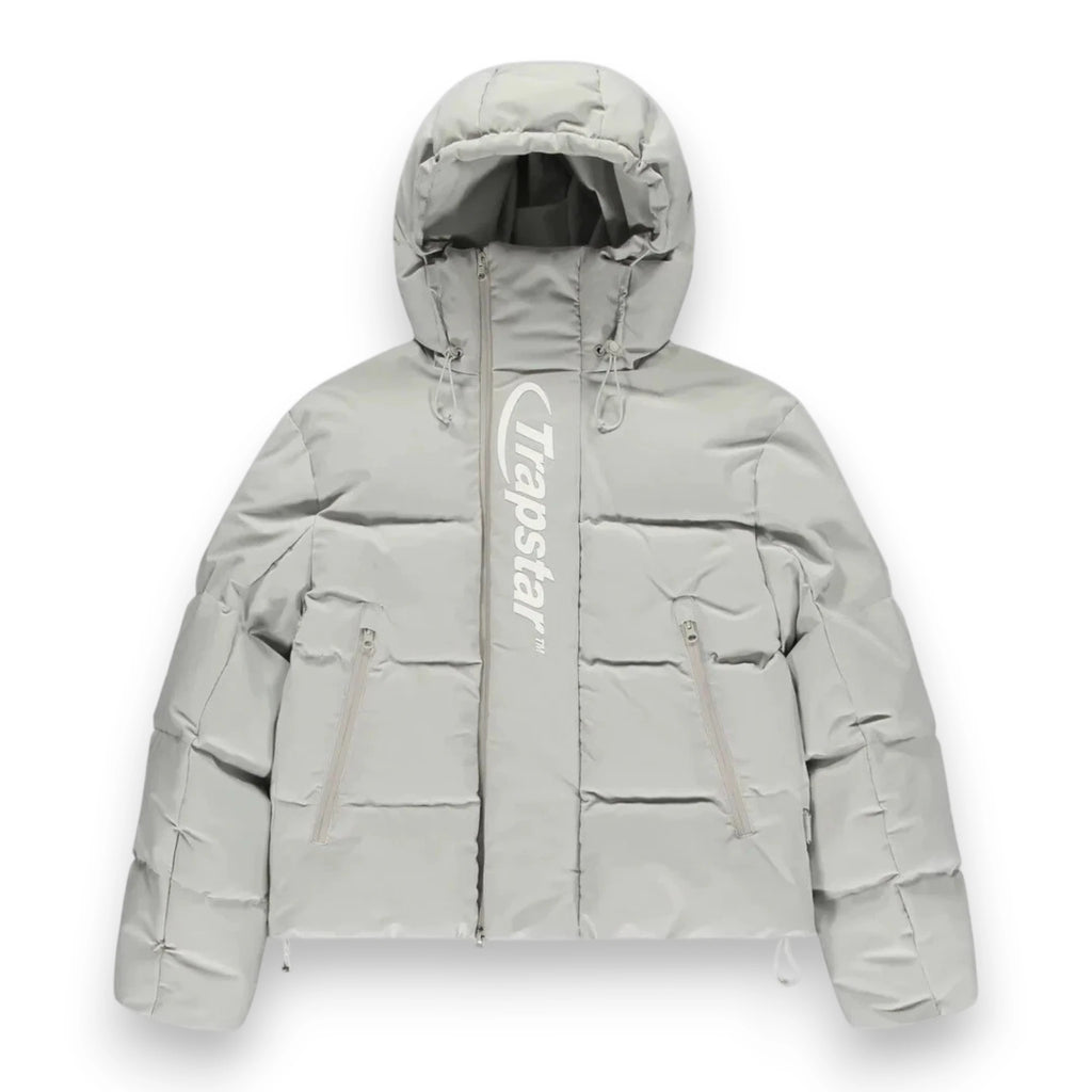 TRAPSTAR HYPERDRIVE TECHNICAL PUFFER JACKET 'Light Grey'