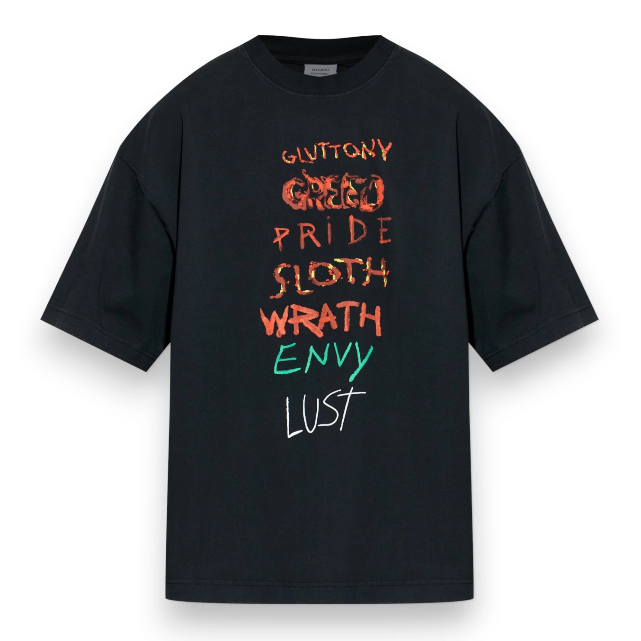 VETEMENTS 7 SINS TEE