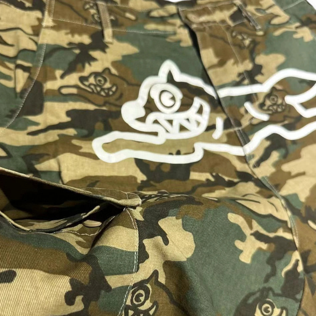 BBC ICECREAM CAMOUFLAGE LOGO TROUSERS