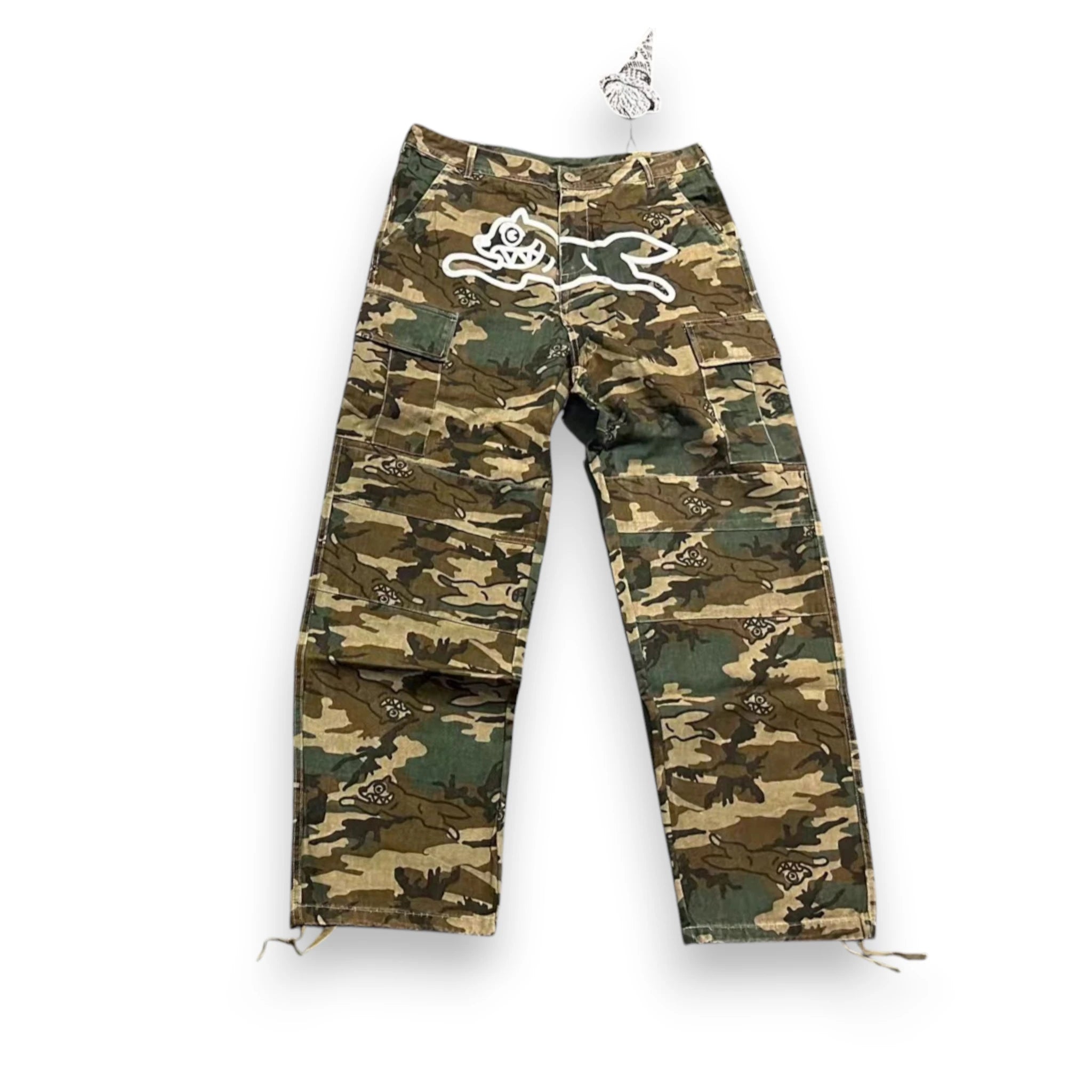 BBC ICECREAM CAMOUFLAGE LOGO TROUSERS
