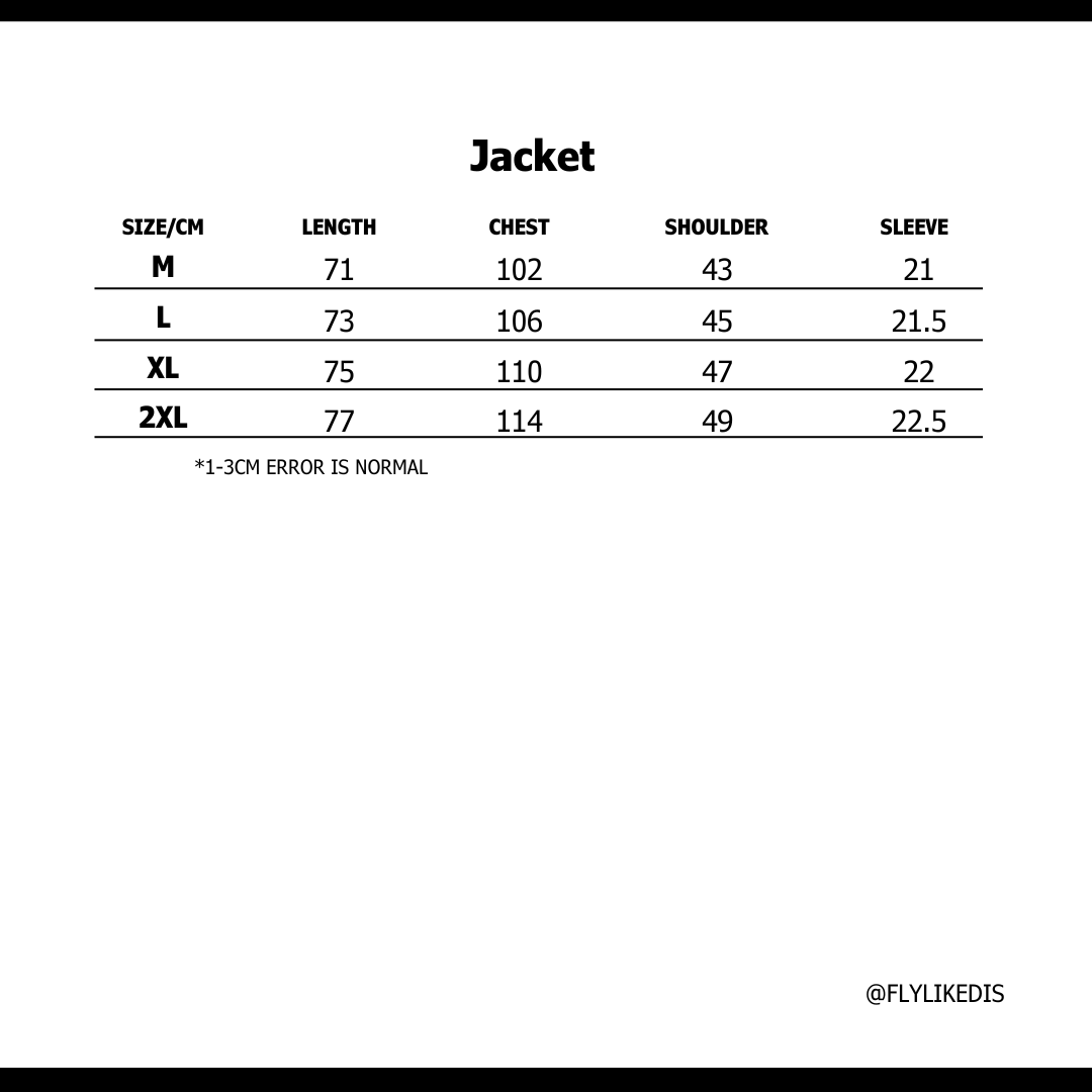 Size chart for CHROME HEARTS CEMETERY T-SHRIT 'Black/Yellow/Green'